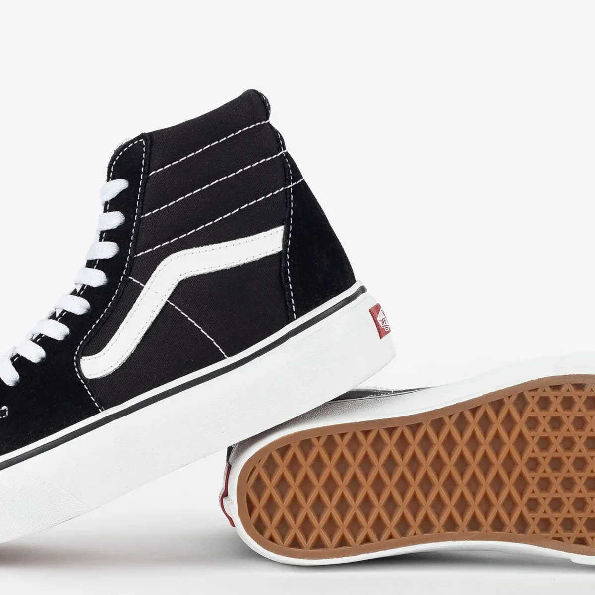 Vans Sk8-Hi Plataforma Black True White - foto 3