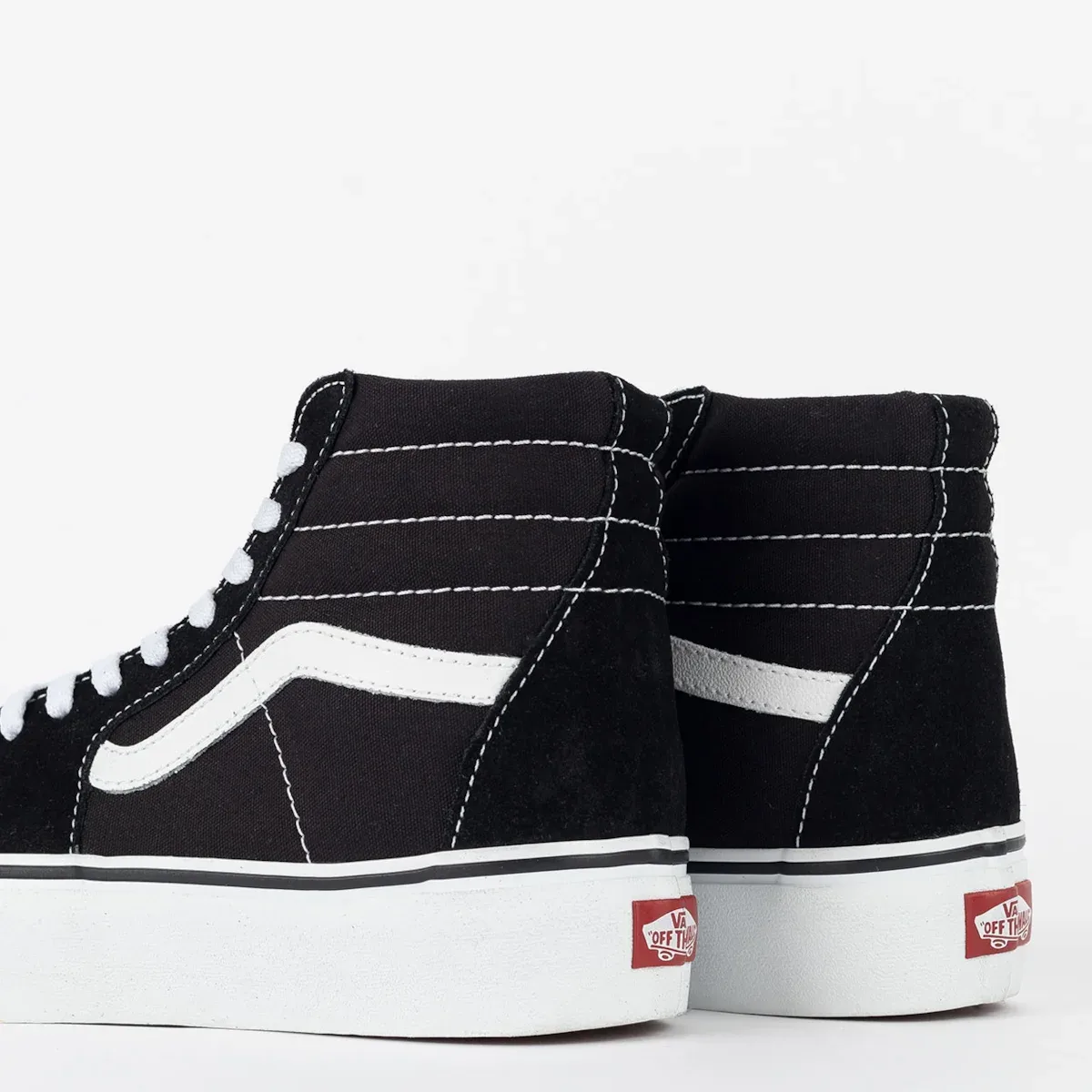 Vans Sk8-Hi Plataforma Black True White - foto 2