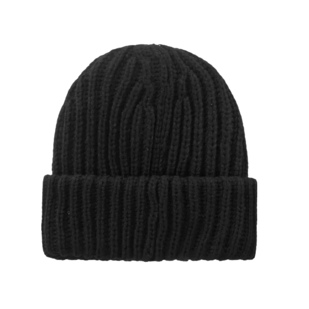 Touca Supreme "Classic Logo Chunky Ribbed Beanie" Preta - foto 2
