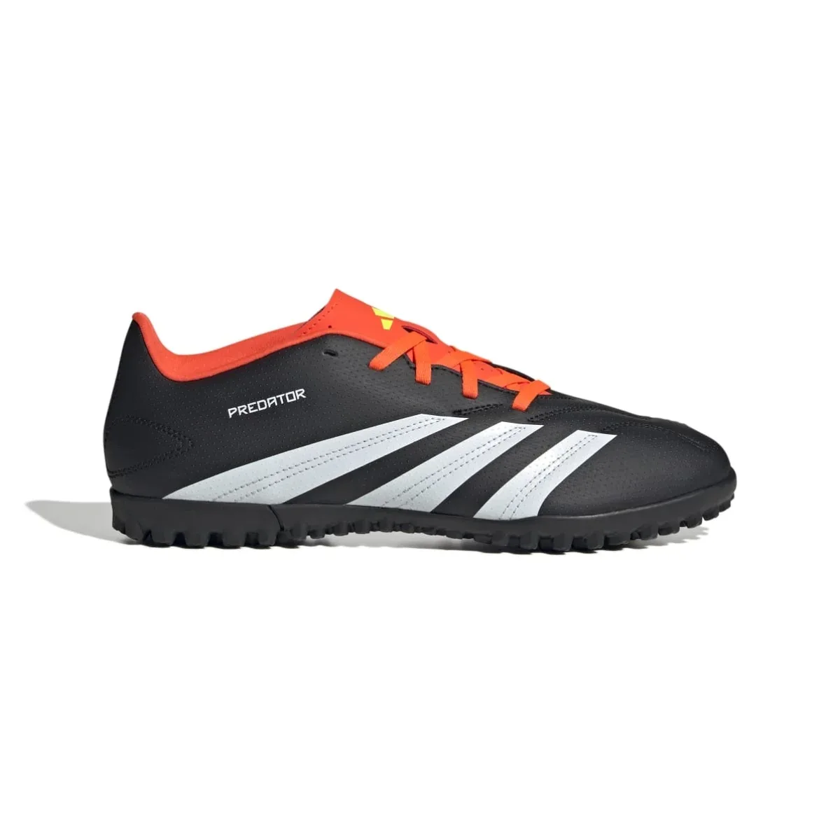 Chuteira Adidas Predator Club Society - Preto/Laranja