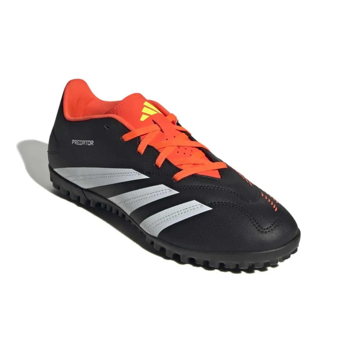 Chuteira Adidas Predator Club Society - Preto/Laranja - foto 3
